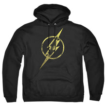Load image into Gallery viewer, Justice League Flash Eroded Bolt Mens Hoodie Black
