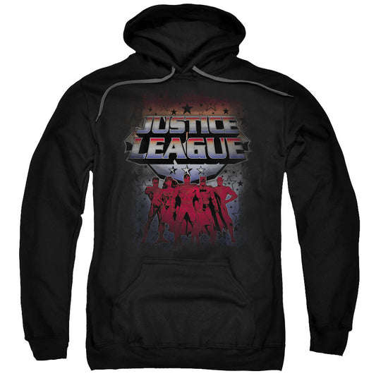 Justice League Star League Mens Hoodie Black