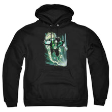 Load image into Gallery viewer, Justice League Of America Emerald Energy Mens Hoodie Black
