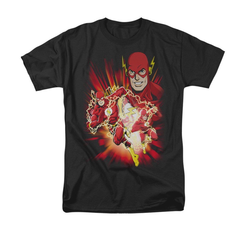 Justice League Of America Speed Force Mens T Shirt Black