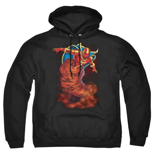 Justice League Of America Tornado Cloud Mens Hoodie Black