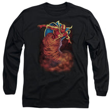 Load image into Gallery viewer, Jla Tornado Cloud Mens Long Sleeve Shirt Black Officially Licensed
