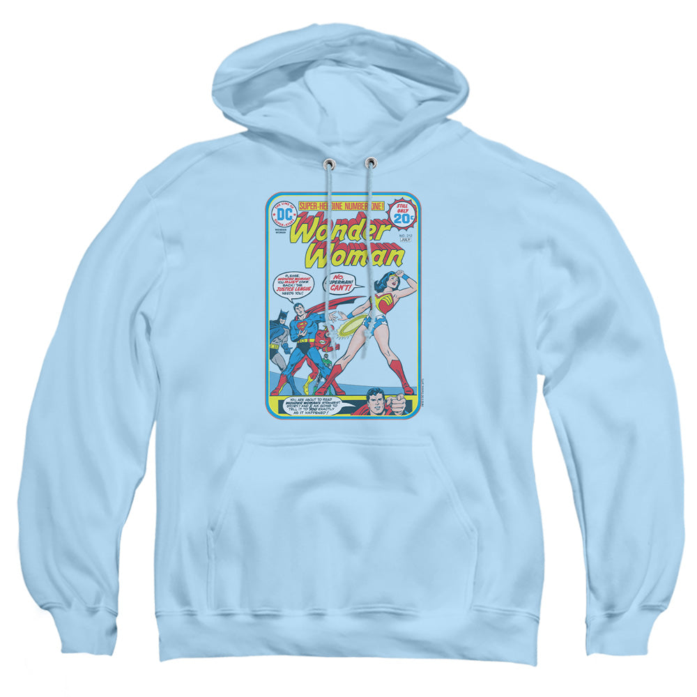 Justice League Of America Ww #212 Cover Mens Hoodie Light Blue