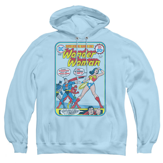 Justice League Of America Ww #212 Cover Mens Hoodie Light Blue