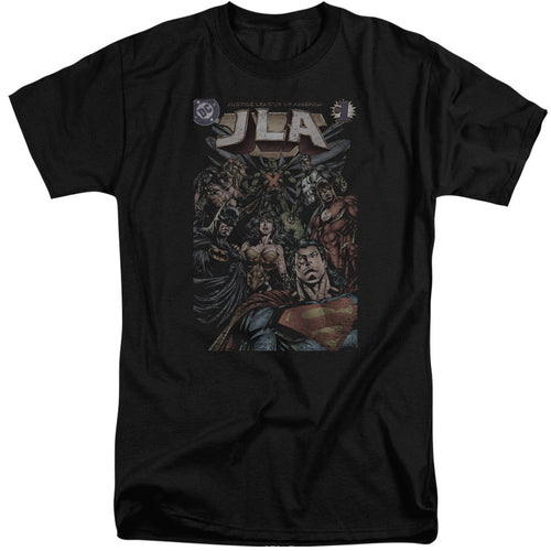 Justice League #1 Cover Mens Tall T Shirt Black