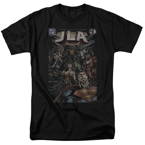 Justice League Of America #1 Cover Mens T Shirt Black