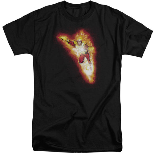Justice League Firestorm Blaze Mens Tall T Shirt Black
