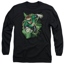 Load image into Gallery viewer, Jla Green Lantern Energy Mens Long Sleeve Shirt Black Officially Licensed
