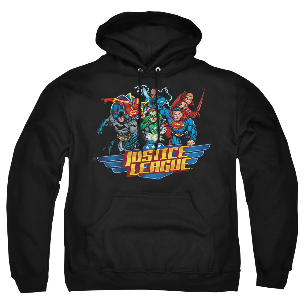 Justice League Of America Ready To Fight Mens Hoodie Black
