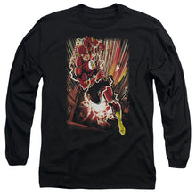 Load image into Gallery viewer, Jla Street Speed Mens Long Sleeve Shirt Black Officially Licensed
