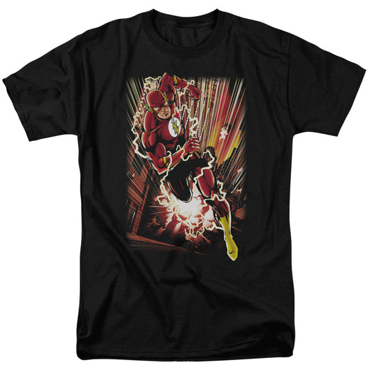Justice League Street Speed Mens T Shirt Black