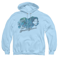 Load image into Gallery viewer, Justice League Of America Watercolor Hair Mens Hoodie Light Blue
