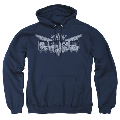 Justice League Of America Justice Wings Mens Hoodie Navy