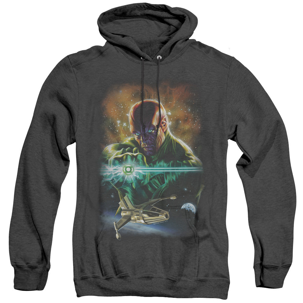 Jla(Gl) Abin Sur Heather Mens Hoodie Black