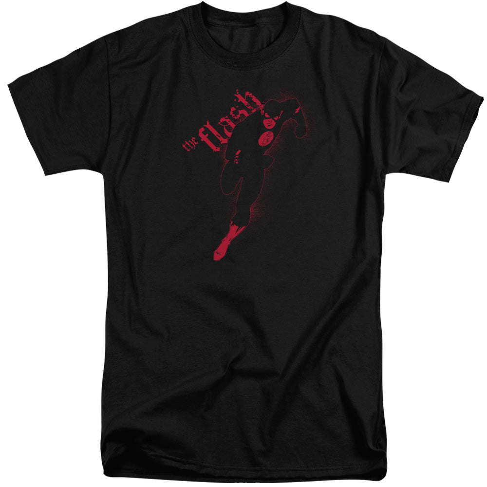 Justice League Flash Darkness Mens Tall T Shirt Black
