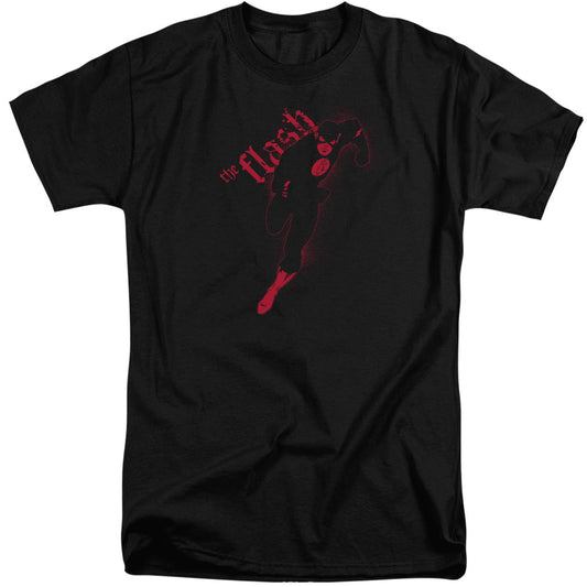 Justice League Flash Darkness Mens Tall T Shirt Black