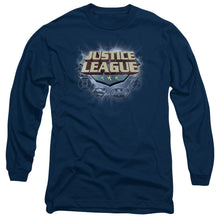 Load image into Gallery viewer, Jla Storm Logo Mens Long Sleeve Shirt Navy Officially Licensed
