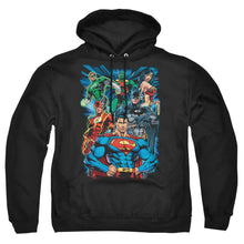 Load image into Gallery viewer, Justice League Of America Justice Is Served Mens Hoodie Black
