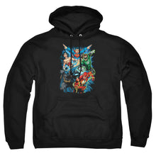 Load image into Gallery viewer, Justice League Of America Jl Assemble Mens Hoodie Black

