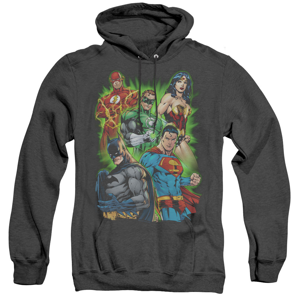 Justice League Of America Will Power Heather Mens Hoodie Black