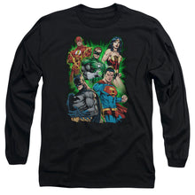 Load image into Gallery viewer, Jla Will Power Mens Long Sleeve Shirt Black Officially Licensed
