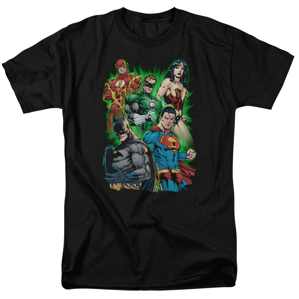 Justice League Will Power Mens T Shirt Black