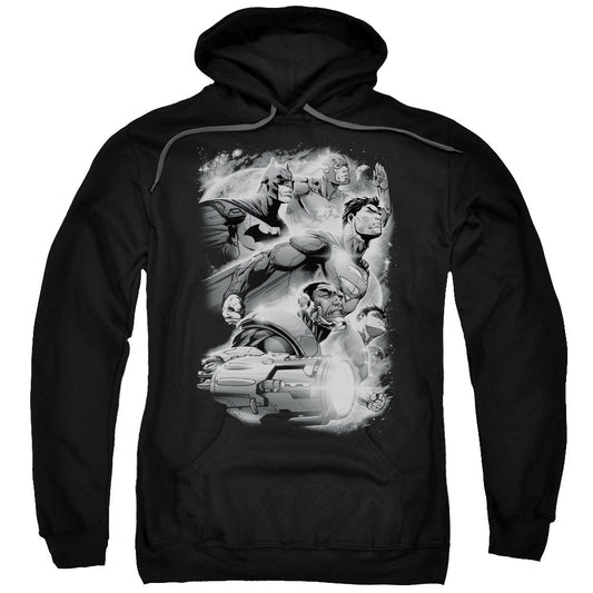Justice League Atmospheric Mens Hoodie Black