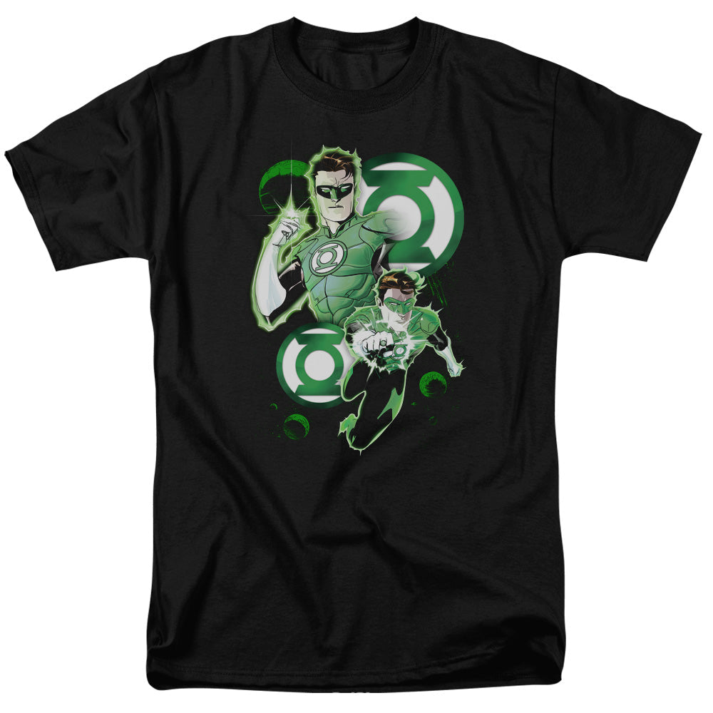 Justice League Of America Gl In Action Mens T Shirt Black