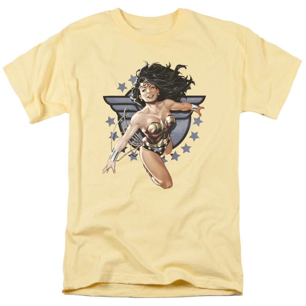 Justice League Of America Ww All Star Mens T Shirt Banana