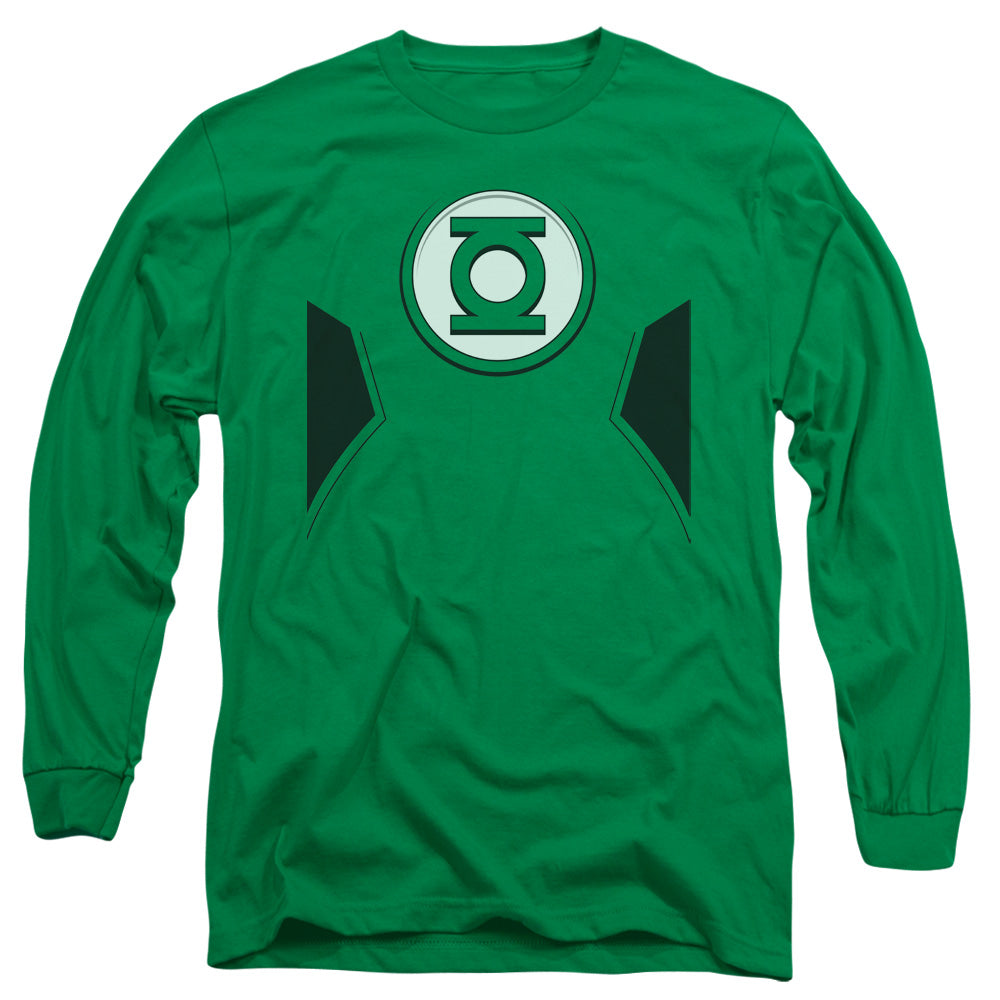 Justice League Of America New Gl Costume Mens Long Sleeve Shirt Kelly Green