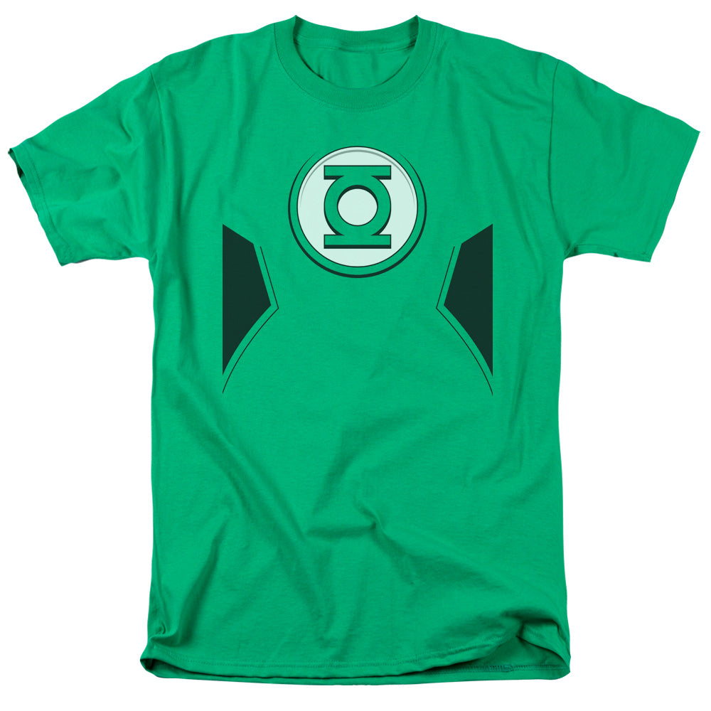 Justice League Of America New Gl Uniform Mens T Shirt Kelly Green