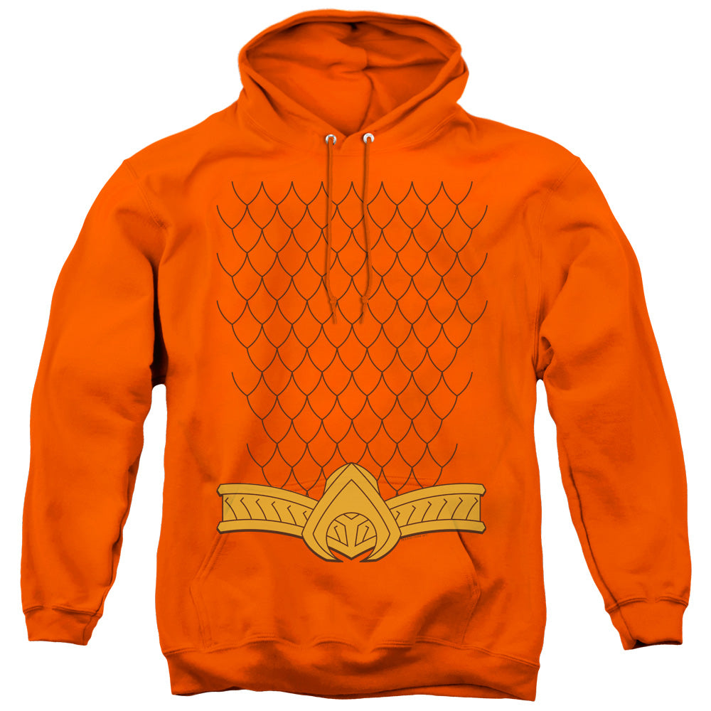 Justice League New Aqua Uniform Mens Hoodie Orange