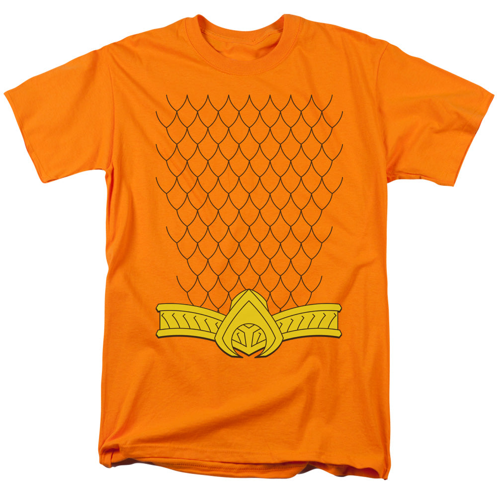 Justice League Of America New Aqua Costume Mens T Shirt Orange