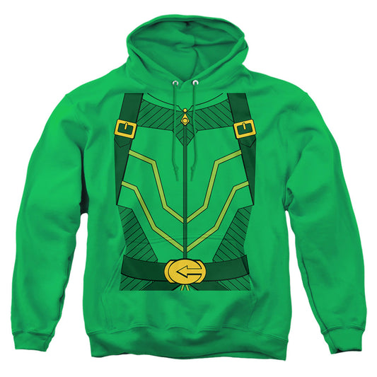 Justice League Of America Arrow Uniform Mens Hoodie Kelly Green