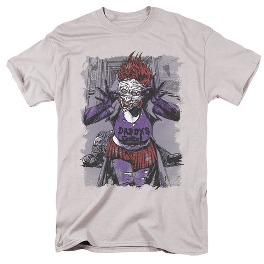 Justice League Of America Jokers Daughter Mens T Shirt Silver
