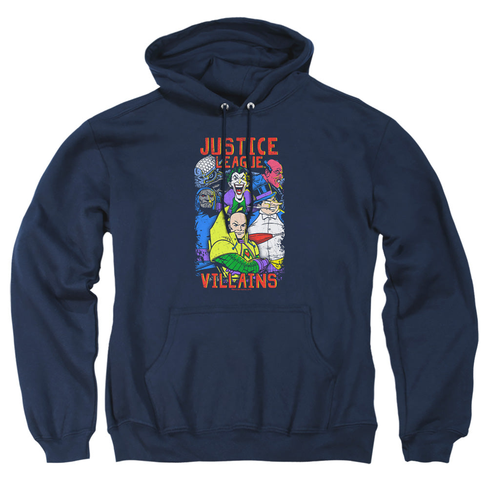 Justice League Of America Villains Mens Hoodie Navy