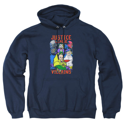 Justice League Of America Villains Mens Hoodie Navy