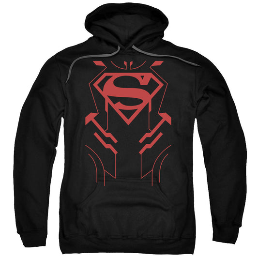 Justice League Superboy Mens Hoodie Black