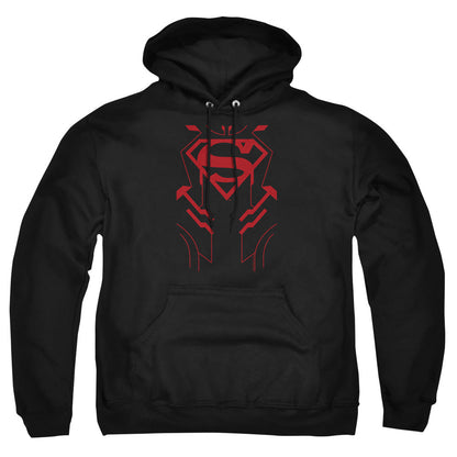 Justice League Of America Superboy Mens Hoodie Black