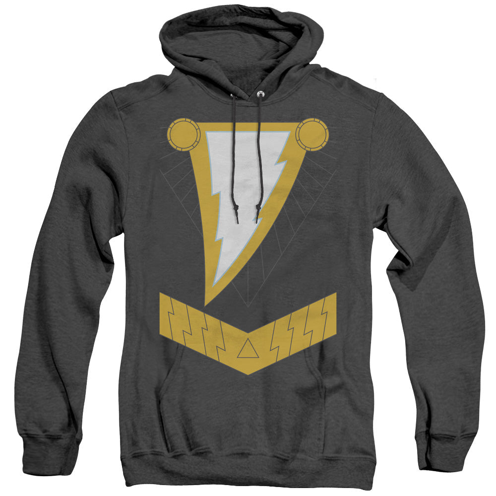 Justice League Of America Black Adam Heather Mens Hoodie Black