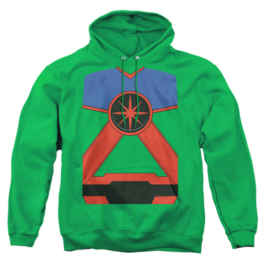 Justice League Of America Martian Mh Mens Hoodie Kelly Green