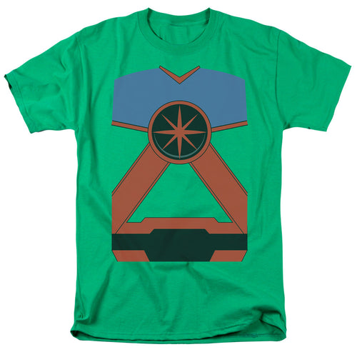Justice League Of America Martian Mh Mens T Shirt Kelly Green