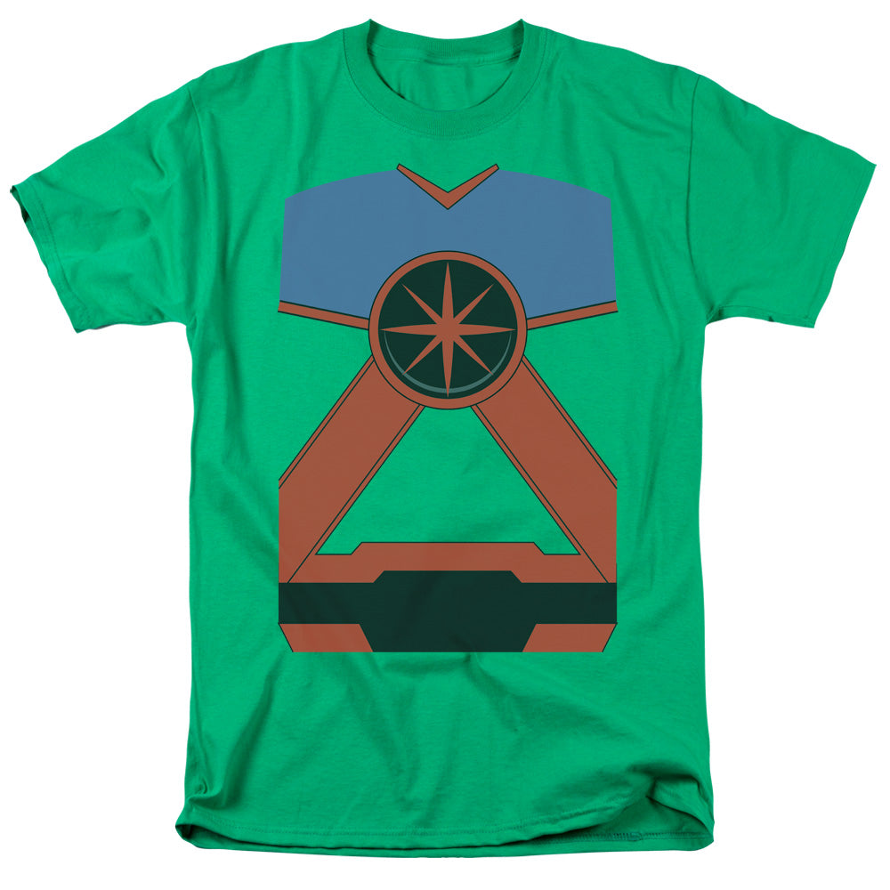 Justice League Of America Martian Mh Mens T Shirt Kelly Green