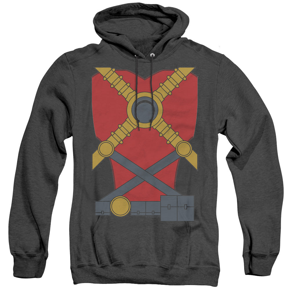 Justice League Of America Red Robin Heather Mens Hoodie Black
