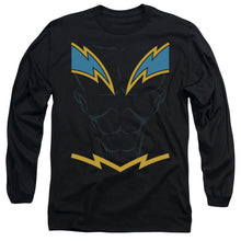 Load image into Gallery viewer, Jla Black Lightning Mens Long Sleeve Shirt Black Officially Licensed
