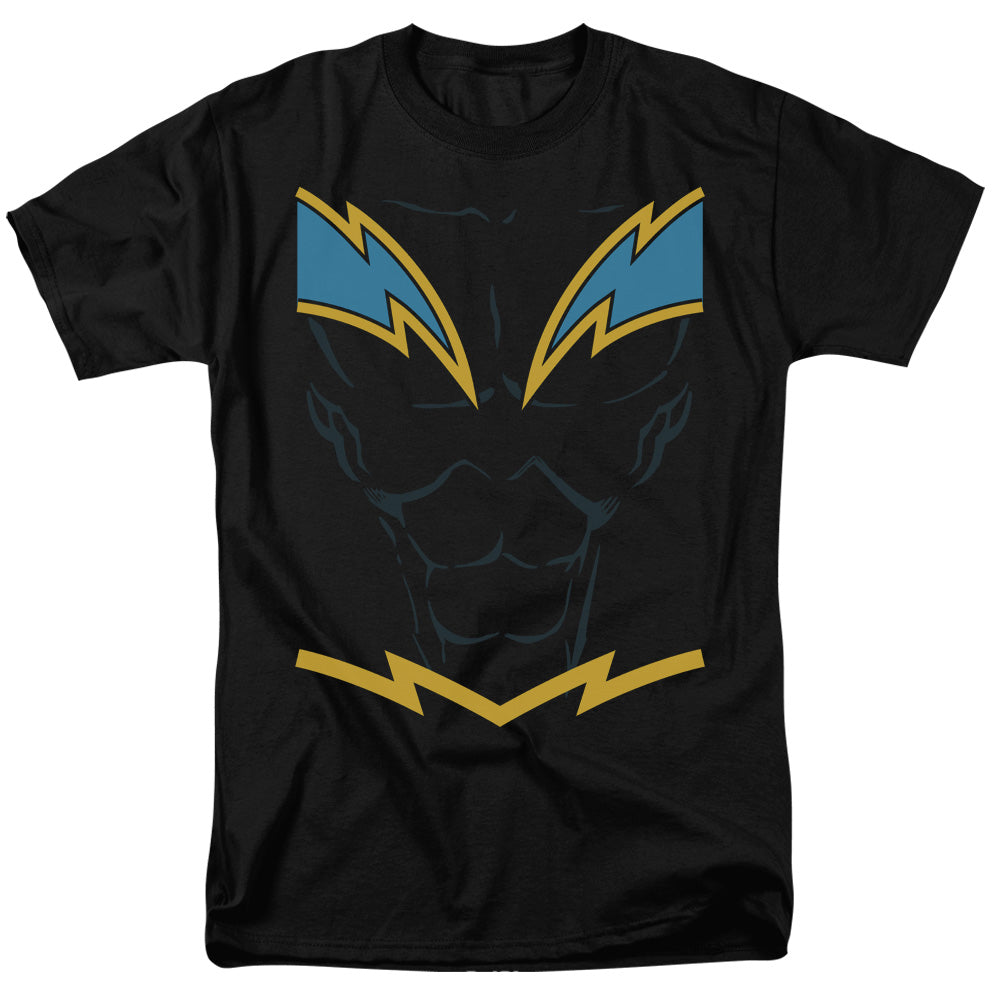 Justice League Of America Black Lightning Mens T Shirt Black