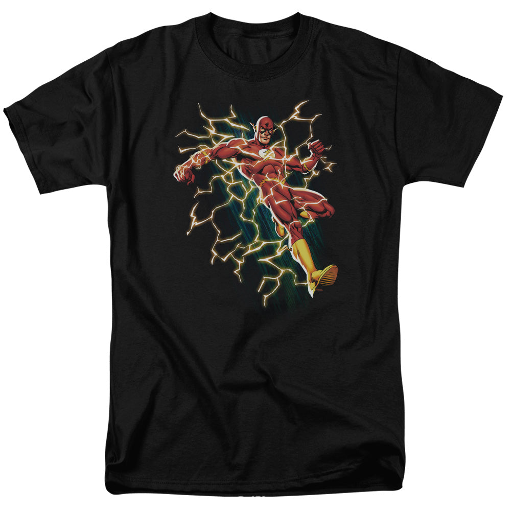 Justice League Of America Electric Death Mens T Shirt Black