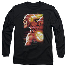 Load image into Gallery viewer, Jla Speed Head Mens Long Sleeve Shirt Black Officially Licensed
