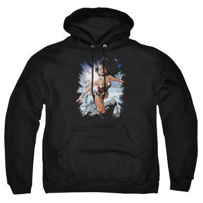 Justice League Of America Of Themyscira Mens Hoodie Black