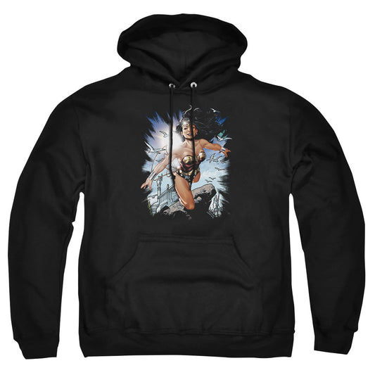 Justice League Of America Of Themyscira Mens Hoodie Black